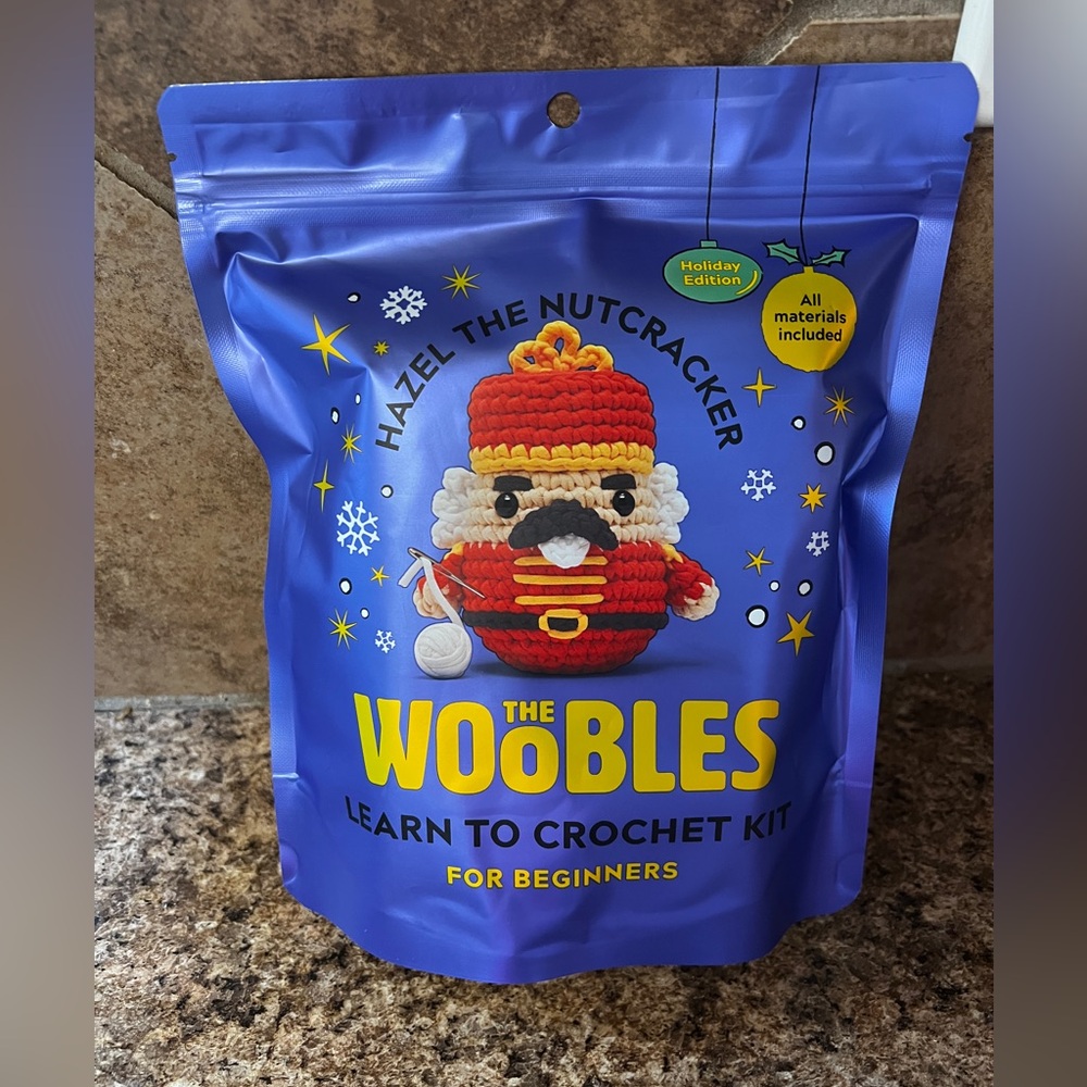 The Woobles Crochet Kit Limited Edition Hazel the Nutcracker